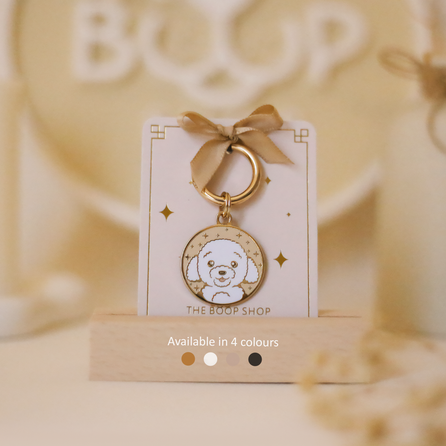 Toy Poodle Dog ID Tag