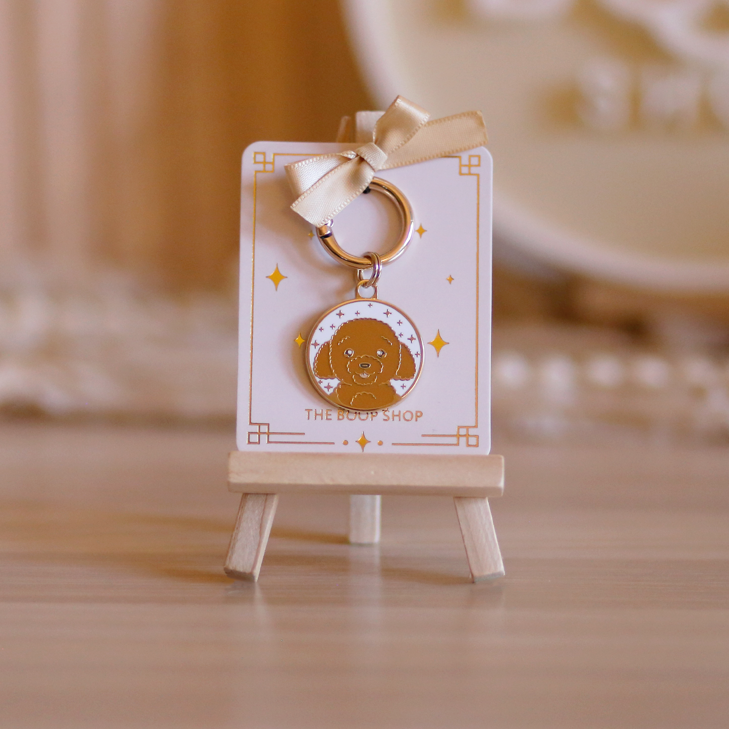 Toy Poodle Dog ID Tag