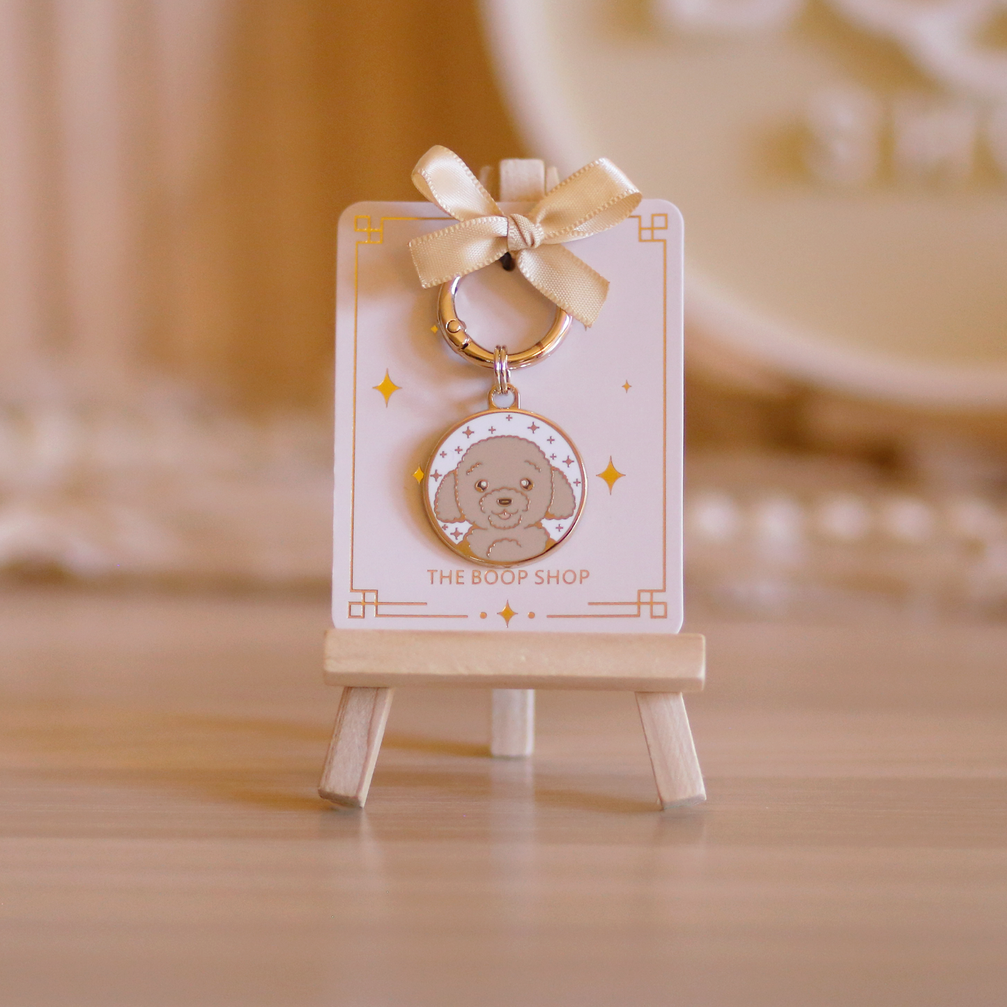 Toy Poodle Dog ID Tag
