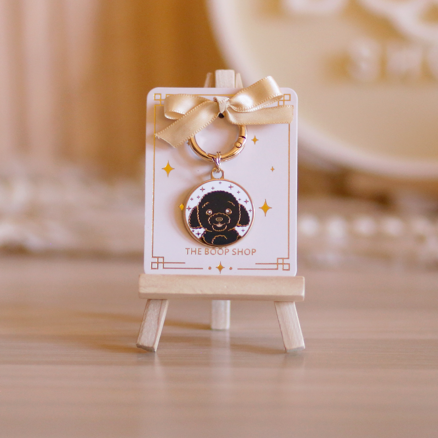 Toy Poodle Dog ID Tag