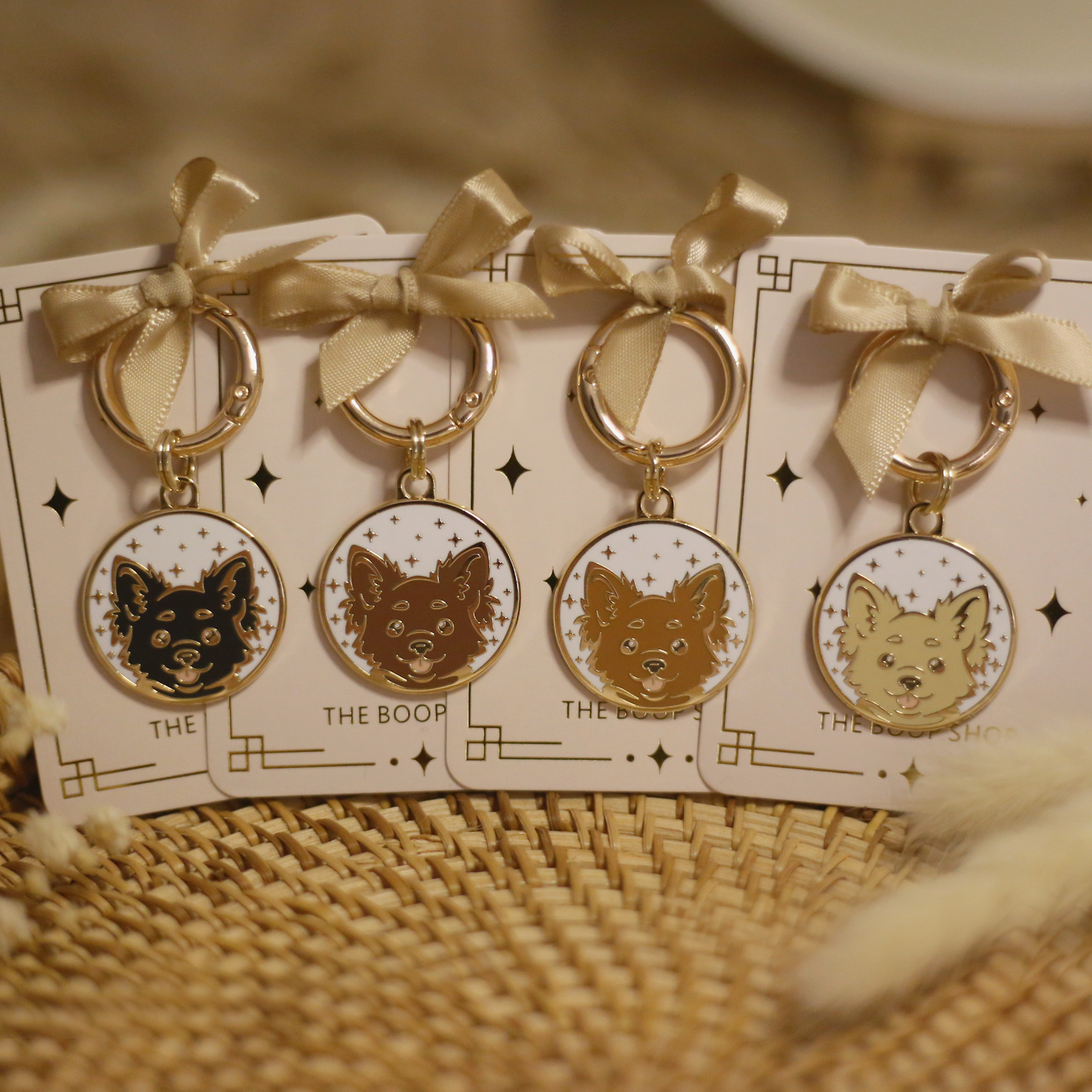 Chihuahua Long Coat Dog ID Tag