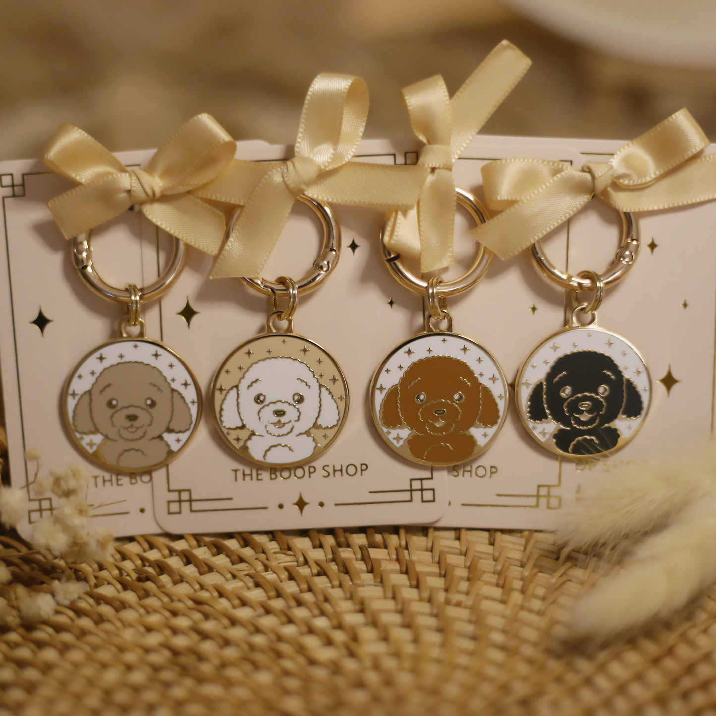 Toy Poodle Dog ID Tag