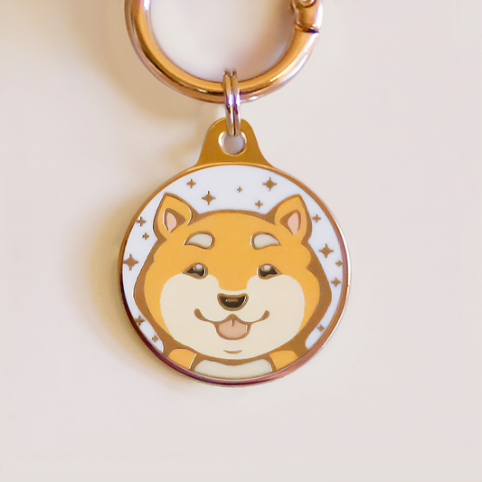 Shiba Inu or Akita Dog ID Tag