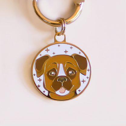 Boxer Dog ID Tag