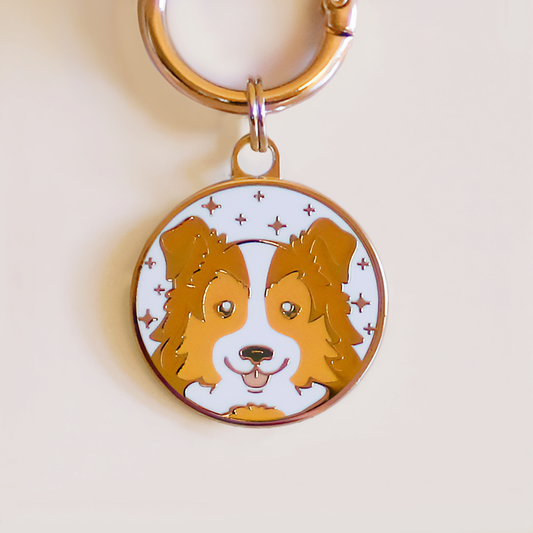 Shetland Sheepdog Dog ID Tag (Sheltie)
