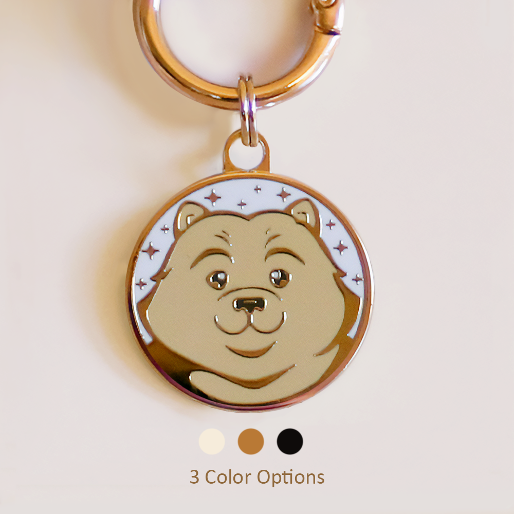 Chow Chow Dog ID Tag