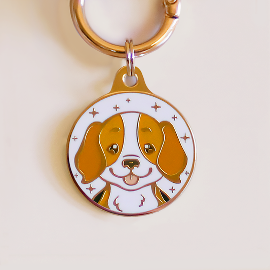 Beagle Dog ID Tag