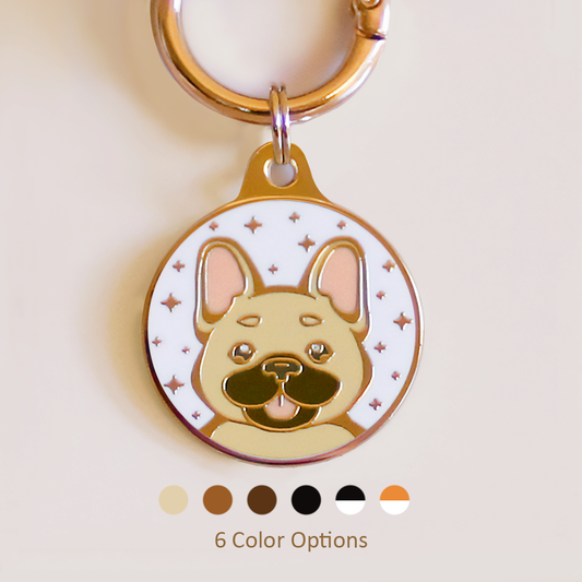 French Bulldog Dog ID Tag | Frenchie