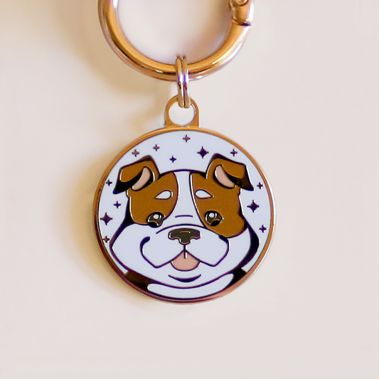 English Bulldog Standard Dog ID Tag