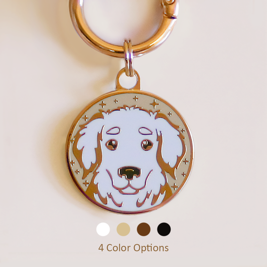 Mix 2 Ears Down Dog ID Tag