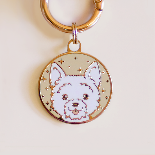 West Highland White Terrier Dog ID Tag (Westie)