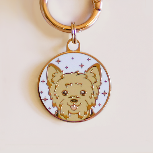 Yorkshire Terrier Dog ID Tag (Yorkie)