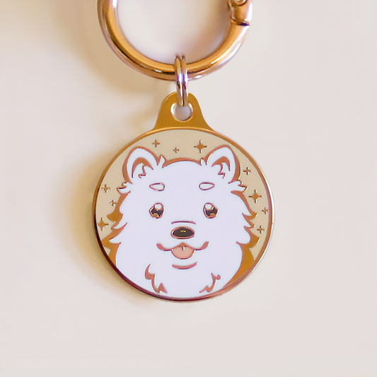 Samoyed Dog ID Tag (Sammie)