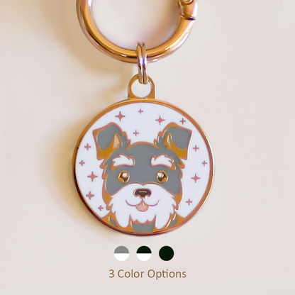 Schnauzer Dog ID Tag