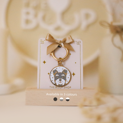 Schnauzer Dog ID Tag