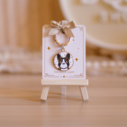 Boston Terrier Dog ID Tag