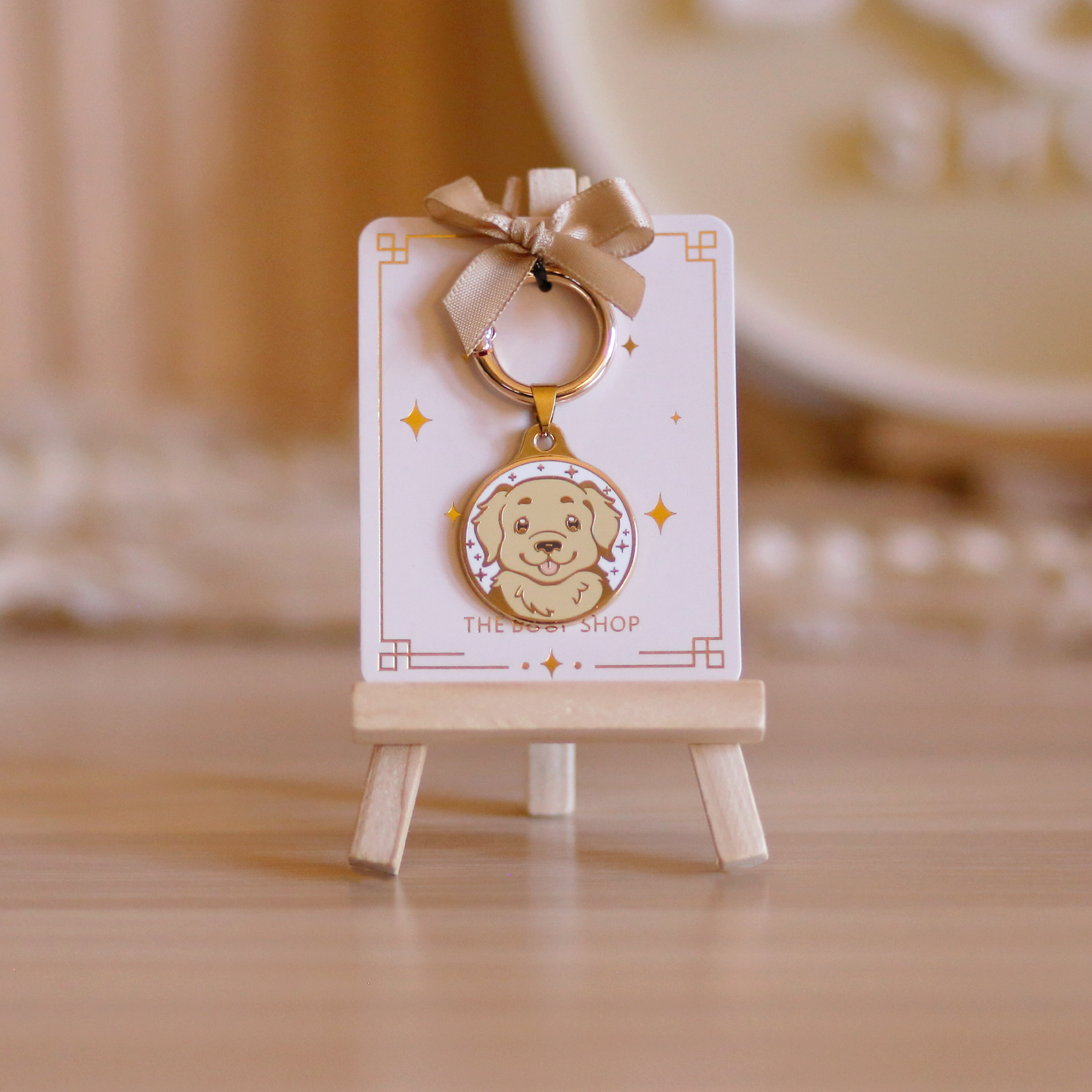 Golden Retriever Dog ID Tag | Goldie