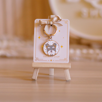 Schnauzer Dog ID Tag