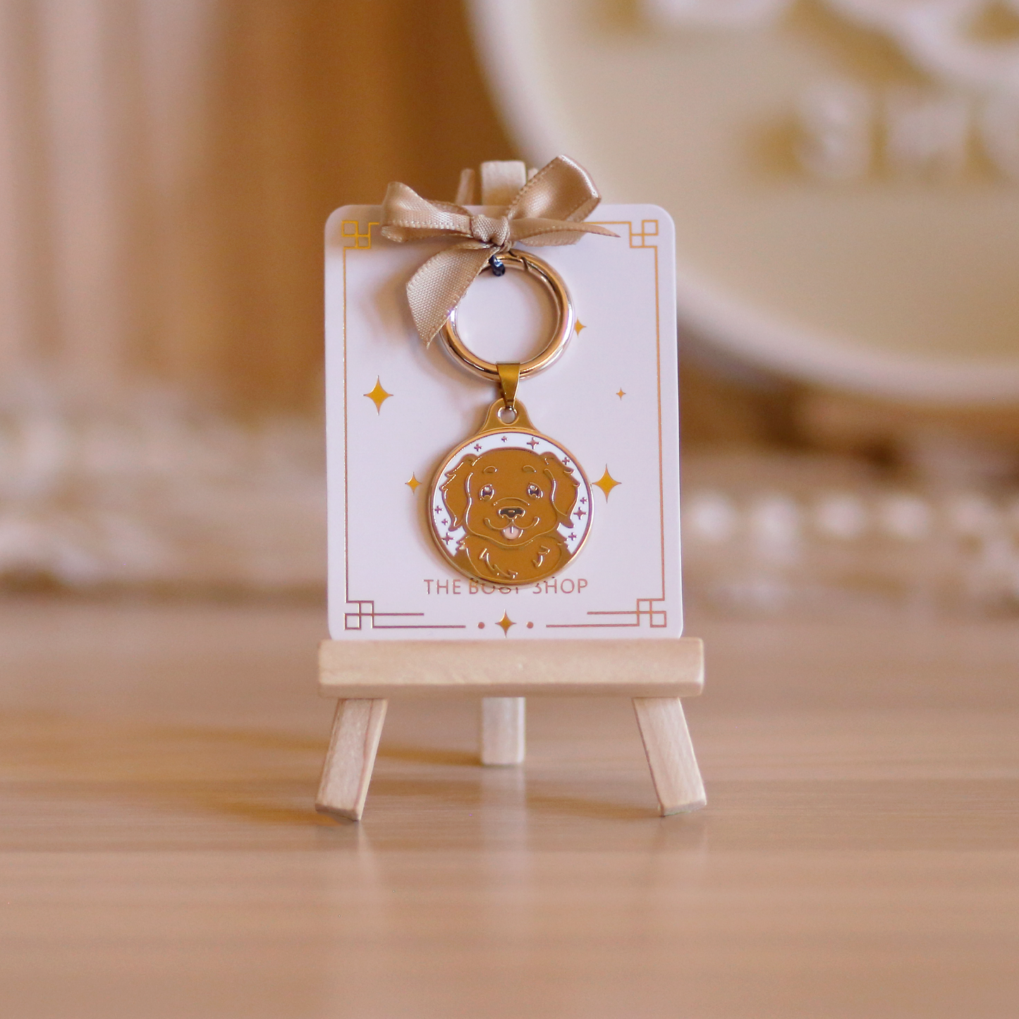 Golden Retriever Dog ID Tag | Goldie