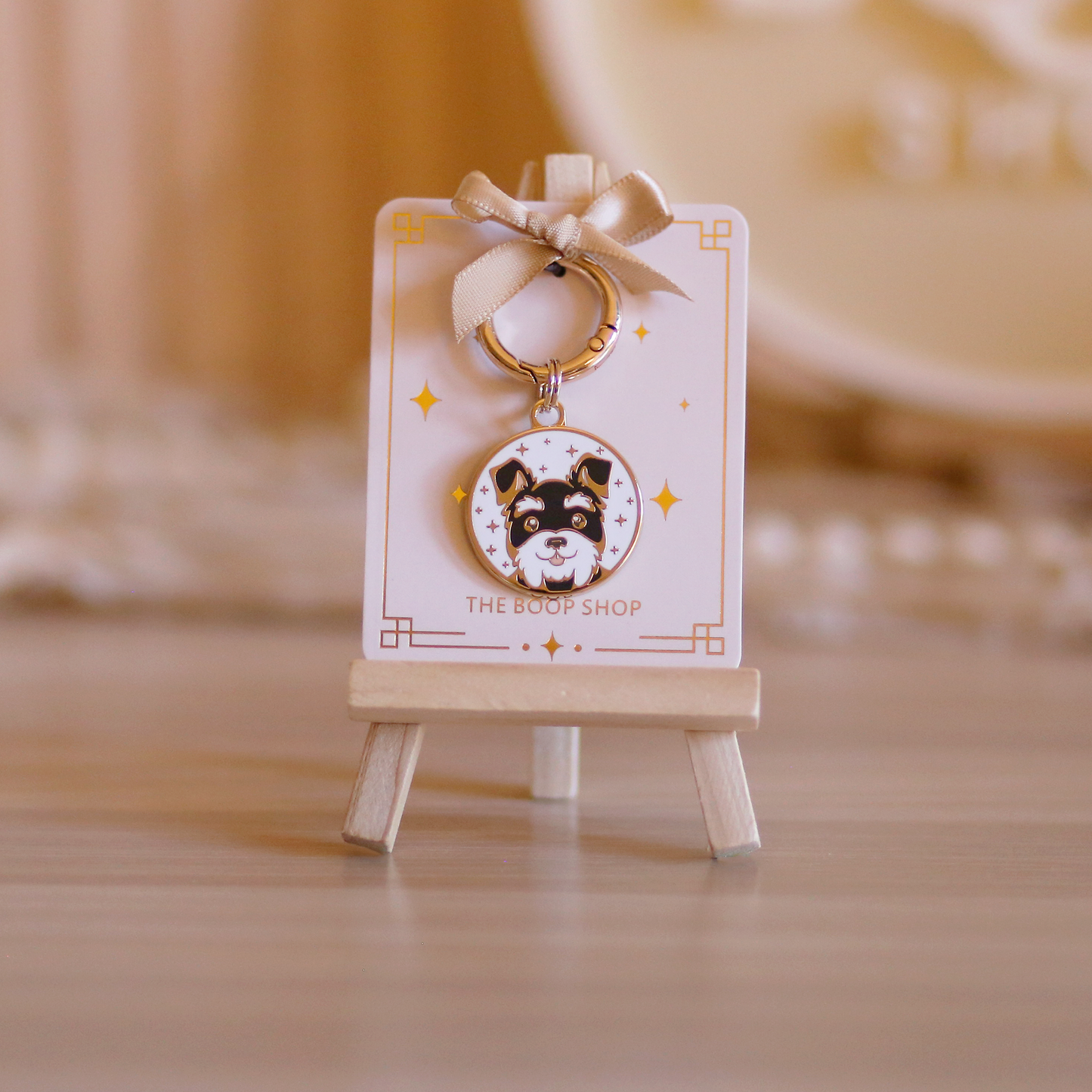 Schnauzer Dog ID Tag