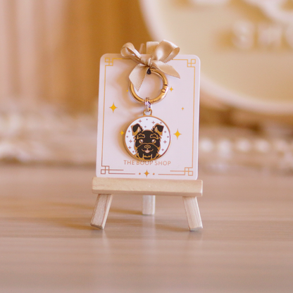 Schnauzer Dog ID Tag