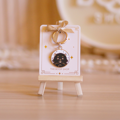 Pomeranian Dog ID Tag (Pompom)