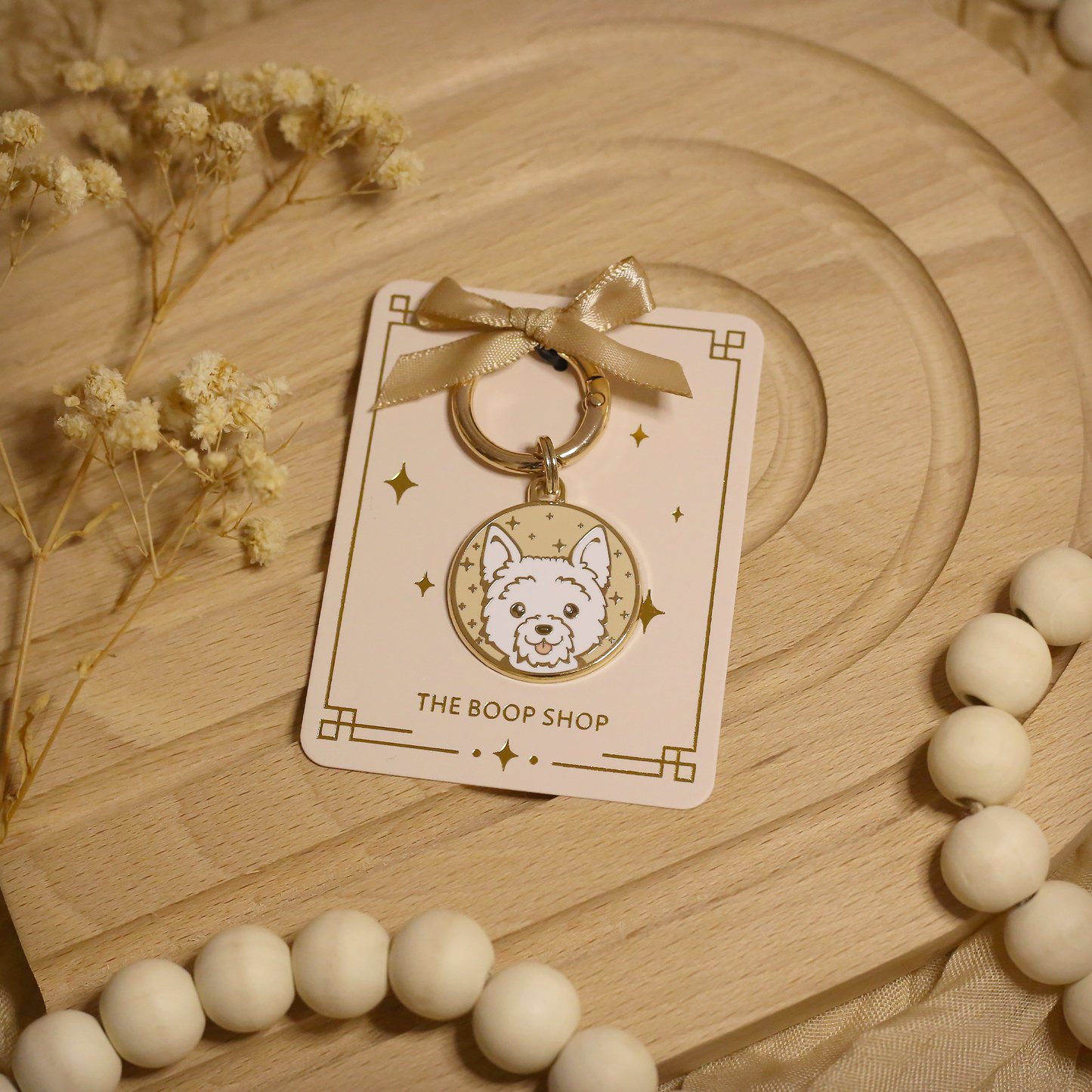 West Highland White Terrier Dog ID Tag (Westie)