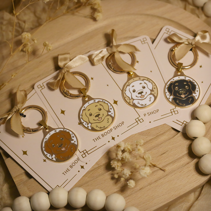 Golden Retriever Dog ID Tag | Goldie