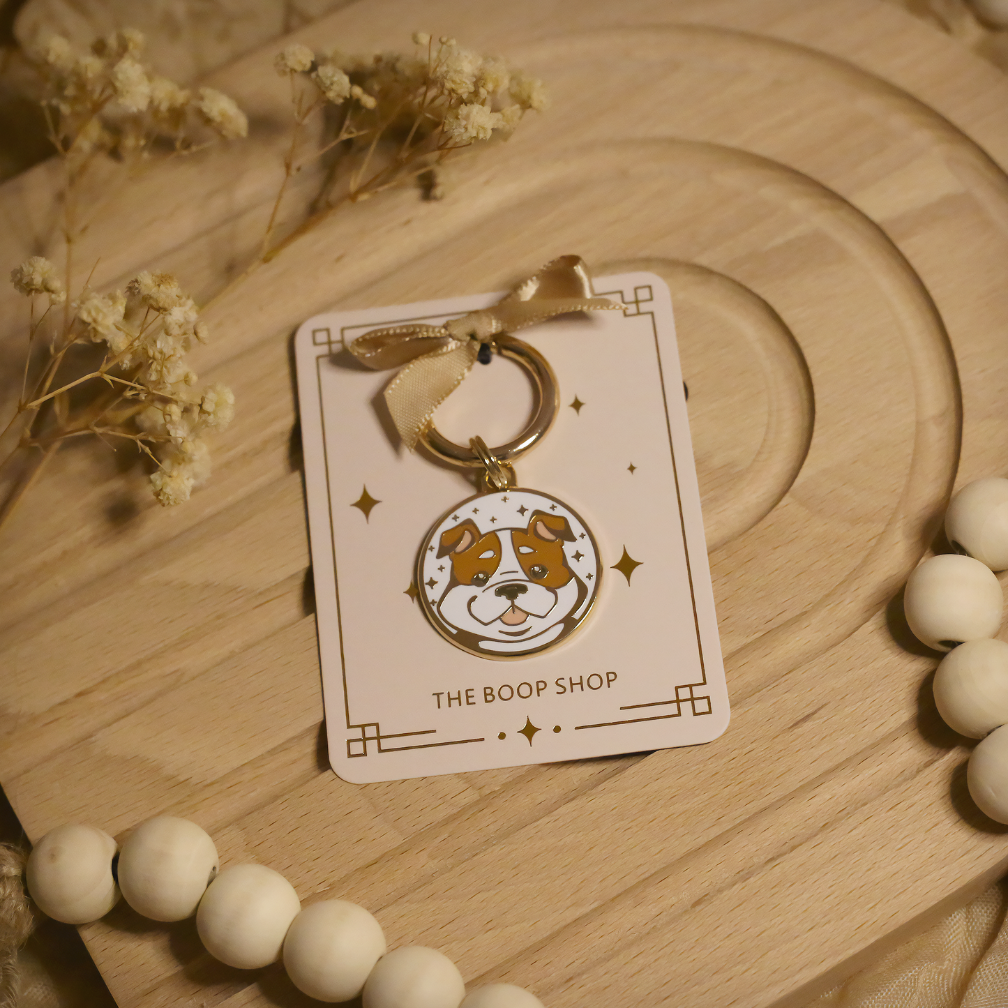 English Bulldog Standard Dog ID Tag