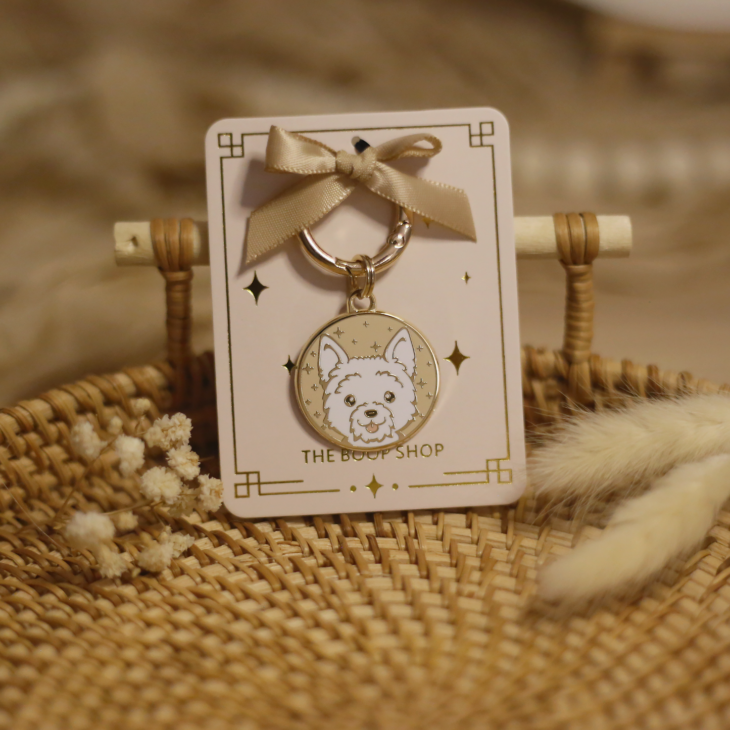 West Highland White Terrier Dog ID Tag (Westie)