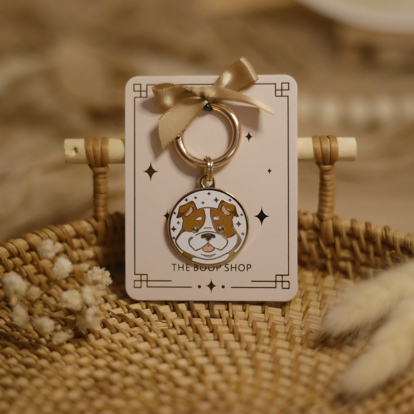 English Bulldog Standard Dog ID Tag