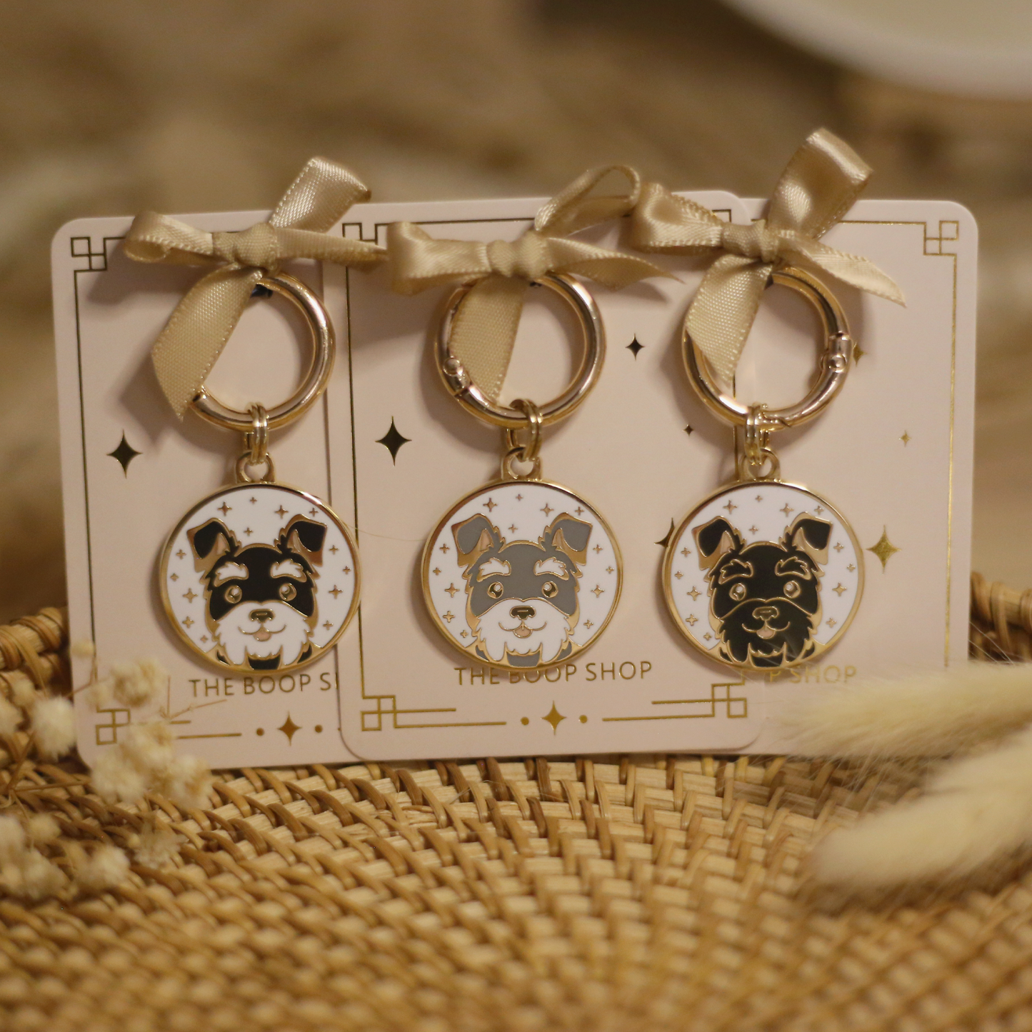 Schnauzer Dog ID Tag