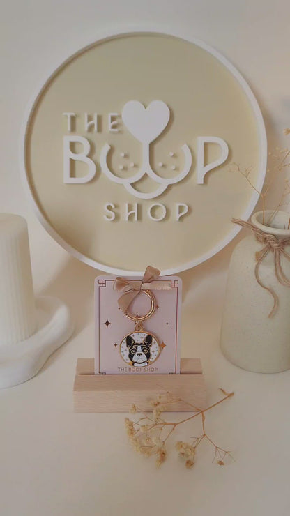 Boston Terrier Dog ID Tag